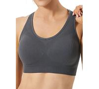 FITTIN Racerback Sports Bra for Women- Padded Seamless Activewear Bras for Yoga Gym Workout Fitness