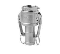 Fitting Adapter, 304 Stainless, 1/2" to 5" Female Male, Quick Disconnect Barb Connector for Hose and Brewing Equipment, A B-F Type(C and A Type,G2-1l2)