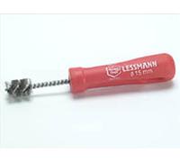 Fitting Brushes Plastic Handle Red with Hanging Hole IBM 185 x 20 mm DRM 18 mm Steel Wire ROF Threaded 0.15 mm