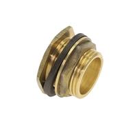 Fitting Nut Pipe Joint Brass 1/2" 3/4" 1" Coupler Connector Adapter Male Thread Single Loose Key Swivel Hose Barb Water Tank(G1-2)
