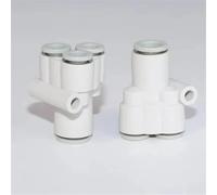 Fittings KQ2UT Different Diameter Double Union “Y Pneumatic Fitting Connector 10Pcs(04-06)