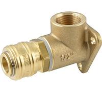 Fittings - Wall Box Compressed Air Distribution Compressed Air Coupling 1-2-3-Way Brass Plastic up to 35 Bar