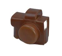 fittings4you CC1453c Camera Case Compatible with Olympus OM-D E-M10 Mark III Short Brown, brown