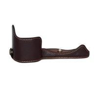fittings4you Genuine Leather Half Shell Compatible with Sony A7R Coffee Camera Case CC1785c