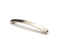 FITTINGSCO Brushed Nickel Flat Bow Kitchen & Bedroom Cabinet Door Handle 160mm