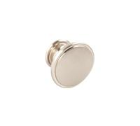 FittingsCo Henrietta Knob Brushed Nickel Kitchen Bedroom Handle Stainless Steel Effect