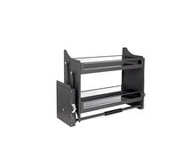 FittingsCo IVIRO Pull-Down Wall Unit Baskets - Soft Closing Kitchen Wall Cabinet Storage - Anthracite Pull Down Shelf System - For 600mm or 800mm Cabinets (To Suit 800mm Cabinet)