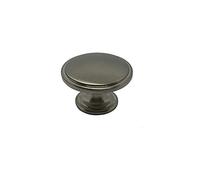 FittingsCo Knob Collection Copper/Chrome/Black/ 38mm Diameter, 6 Finishes Available Kitchen & Bedroom Knob Handles (Polished Chrome)