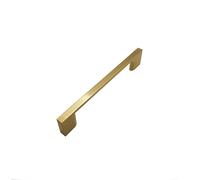 FittingsCo Pharaoh, Brushed Brass D Handle, 128mm Hole Centres, Gold Effect (128mm, Brass)