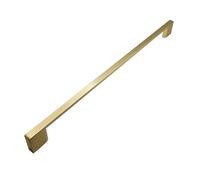 FittingsCo Pharaoh, Brushed Brass D Handle, 320mm Hole Centres, Gold Effect (320mm, Brass)