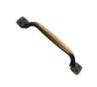 FITTINGSCO Traditional Antique Brass Shaker D Kitchen & Bedroom Cabinet Door Handles