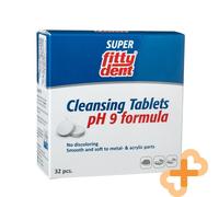 FITTYDENT Super Cleansing Tablets 32 Pack Extra Fresh & Clean Gentle on Dentures