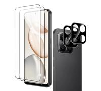 Fitudoos For Honor 400 Smart [Pack of 2] Tempered Glass Screen Protector + Camera Tempered Glass Film [1 Piece], [9H Hardness], [0.33 mm] [Ultra Clear], [Anti-Scratch-Free and Oil], [No-Bubble]