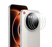 Fitudoos For Xiaomi 17 Ultra [Pack of 3] Camera Tempered Glass Screen Protector, [9H Hardness], [0.33 mm] [Ultra Clear], [Anti-Scratch-Free and Oil], [No-Bubble]