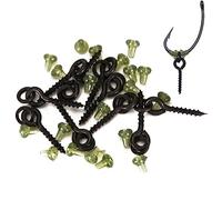 Fituenly 150pcs/50set Hook Stops and Carp Bait Screws Kit Portable Soft Hanging Lures Fishing Replacement Terminal Tackle Rigs