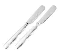Fituenly 2pcs Butter Knife Stainless Steel Butter Knife Spreader Cake Decorating Scraper Multifunctional Butter Bread Jar