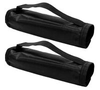 Fituenly 2pcs Hurdle Carrier for Training Equipment Adjustable Strap Cinches for a Secure Hold Black Wrap Around Strap for Carrying Training Hurdles