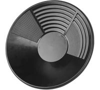 Fituenly 350mm Gold Pan, Gold Panning Pan Abs Gold Sifting Stackable Classifier Washing Sieve Tray Accessory Manual Prospecting Outdoor Beginners