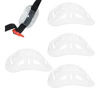 Fituenly 5 Pcs Transparent Helmet Chin Pads Guard Helmet Chin Strap Padding Replacement for Outdoor Cycling Bike Motorcycle Bicycle Riding