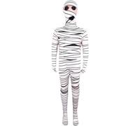 Fituenly Ancient Egypt Mummy Costume for Kids - Full Body Halloween Cosplay Suit, Scary Egyptian Mummy Outfit for Family Party, Carnival & Dress Up Events(xxl)