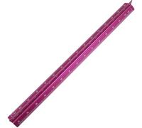 Fituenly Architectural Scale Ruler 30cm Aluminum Scale Triangular Ruler for Architects Students Draftsman Engineers