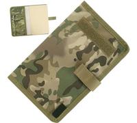 Fituenly Army Notebook Cover, All-weather Notebook Cover and Hiking Journal Case for Folder, Green Camo Notebook Cover, Military Log Book Cover