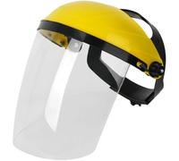 Fituenly Face Shield Mask, Adjustable Full Face Shield with Sponge Padded, Breathable Protective Proof Protective Cover for Gardening Welding Grinding Cutting for Grinding and Cutting