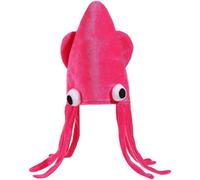Fituenly Funny Squid Hat, Octopus Shaped Plush Animal Hat, One Size Fits Most, Unisex-adults and Kids, Halloween, Costume Parties, Cosplay Parties, Themed Events