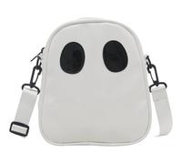 Fituenly Ghost Pu Leather Gothic Crossbody Shoulder Bag with Zipper Closure