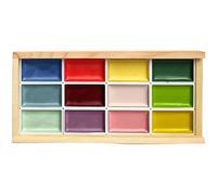 Fituenly Handmade Chinese Painting Set - Professional Watercolor Paints in Solid Colors, Ideal for Sketching and Illustration