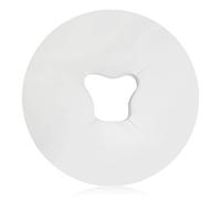 Fituenly Headrest Cover 100pcs Disposable Massage Sheet with Breathing Hole Ultra Soft Non Woven Fabric Face Rest for Salon Spa Pillow