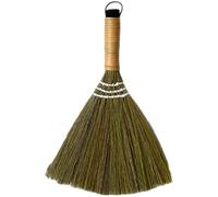 Fituenly Japanese Style Broom with Short-handle Sweeping, Soft Bristle Wood Floor Brush Clean Sweeping, for Desktop Cabinets Counters Floors Carpet