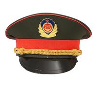 Fituenly Military Adjustable Army Cap Peaked Officer Hat for Sailor Navy Marine Admiral Halloween Cosplay Costume Accessory