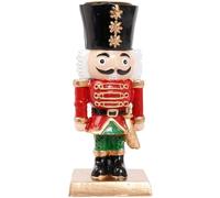 Fituenly Nutcrackers Soldier Candle Holder Christmas Nutcrackers Figure Candlestick,Table Centerpieces Christmas Decorations