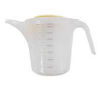 Fituenly Plastic Measuring Jugs 1 Litre Measuring Cup, Long Spout Jug Funnel Baking Measuring Jug 1000ml with Clear Scale, Bpa Free Kitchen Measuring Jug Set for Soap, Cakes Making, Liquids