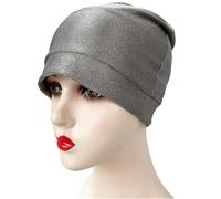 Fituenly Unisex Anti Radiation Cap, Silver Fiber Electromagnetic Wave Shielding Emf Protection Hat, Rf Emf 5g Wifi Protection Beanie