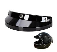 Fituenly Universal 3 Snap-button Visor Flip Up Wind Shield for Open Face Motorcycle Helmet