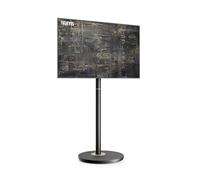 FITUEYES Design TV Floor Stand with Wheels for 32-65 Inch Minimalism Corner TV Stand Height Adjustable Holds 35kg Max VESA 400 × 400 Master Series