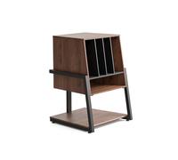 fitueyes Eiffel Record Player Stand Hi-Fi/Record Storage Rack Hi-Fi /, Walnut