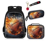 Fitvc Backpack For Boys, Middle-School Elementary Bookbag, Basketball Backpack02-by