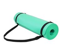 Fitvids Yoga Mat, 1/2-Inch Extra Thick High Density Exercise Mat, Anti-Tear Exercise Yoga Mat with Carrying Strap, Suitable for Various Yoga Exercises, Aqua