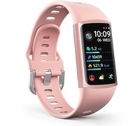 FITVII FINO 2 Slim Fitness Tracker, Smart Watch with Blood Oxygen, Sleep Monitor, 24/7 Heart Rate & Blood Pressure, IP68 Waterproof Health Activity Trackers with Calories Step Counter