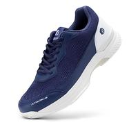FitVille Mens Tennis Shoes Extra Wide Trainers,Blue,10.5,EW