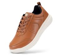 FitVille Mens Wide Fit Smart Casual Shoes Lace Up Oxfords Walking 9.5