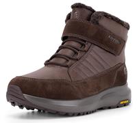 FitVille Mens Winter Boots Extra Wide Fur Lined Snow Boots Non Slip Outdoor Hiking Walking Shoes Water Resistant Ankle Boots 13 UK X-Wide