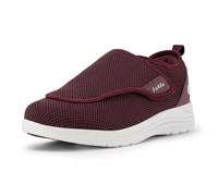 FitVille Womens Diabetic Shoes Extra Wide Fit Trainers, Adjustable Easy Close Orthopedic Slippers for Swollen Feet Plantar Fasciitis 8.5 UK X-Wide