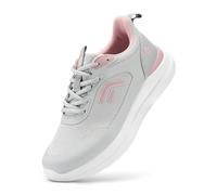 FitVille Womens Extra Wide Fit Workout Trainers, Breathable Sneakers with High Rebound & Foot Pain Relief X-Wide 7.5 UK Grey