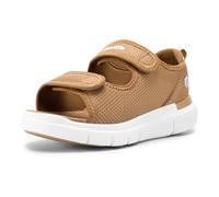 FitVille Women's Wide Fit Open Toe Diabetic Sandals Edema Shoes Surgical Footwear with Adjustable Strap Slippers for Swollen Feet Wide 6 UK Khaki