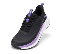 FitVille ZephyLite Women’s Wide Fit Walking Shoes with Arch Support, Lightweight Breathable Mesh Trainers, Slip-Resistant Podiatrist-Designed Comfort Footwear Wide 5.5 UK Black