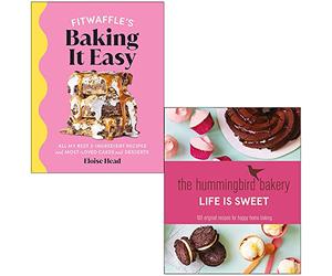 Fitwaffle’s Baking It Easy By Eloise Head & The Hummingbird Bakery Life is Sweet By Tarek Malouf 2 Books Collection Set